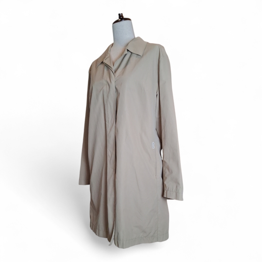 Faconnable Women's  Tan Rain Coat Size M